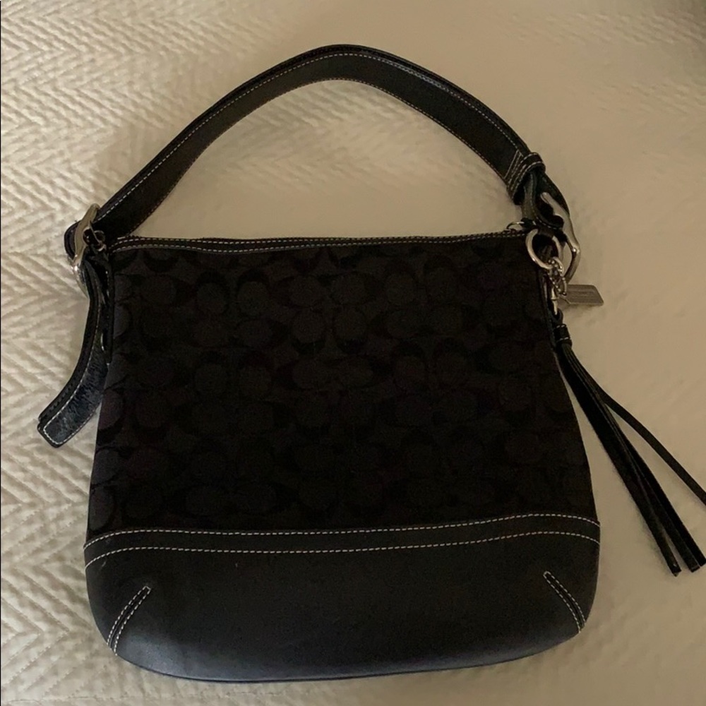 AUTHENTIC Coach Hobo Canvas Purse